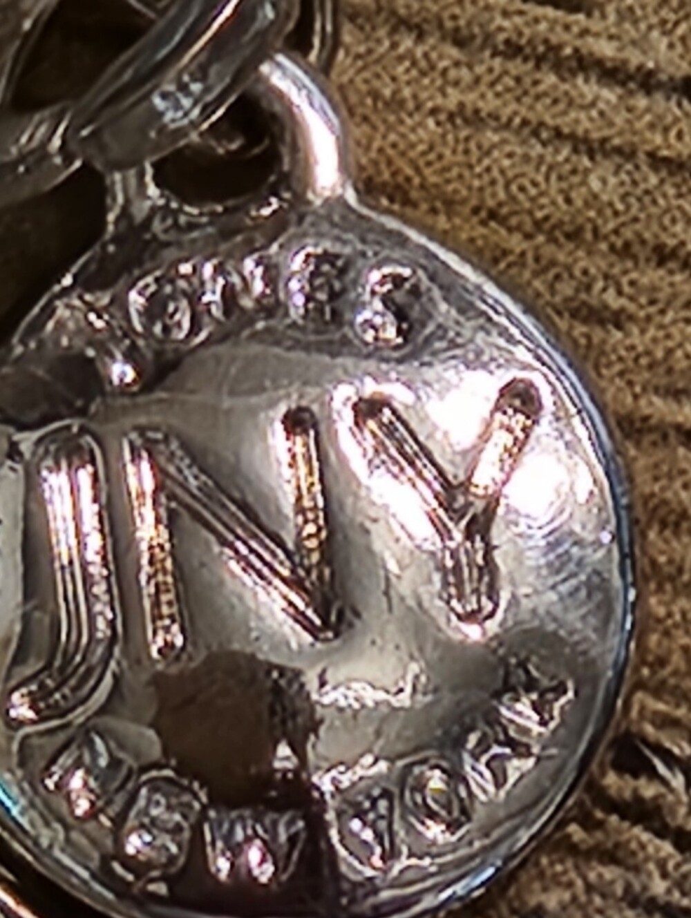 Jones New York Long Silver And Blue Necklace - Picture 8 of 10